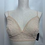 INC international intimates Lace Bralette Almond Latte Medium NWT Photo 0