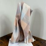 CELINE  Macadam Embroidered Logo Vintage Wool Winter Scarf Photo 4