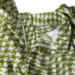 Urban Outfitters  Olympia Print Pant in Green Multi Houndstooth Small Photo 5