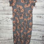 Nemidor Blue Floral Maxi Dress Short Sleeve Jersey Knit 14 Photo 0