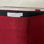 ALC Frank ALC Lawrence Burgundy Wide Leg Trouser Pants Womens Size 4 Photo 3