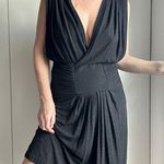 Robert Rodriguez Robert Rodriquez Cocktail Dress Grey Size large Knit Jersey Knee Length Photo 2