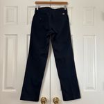 Dickies  Flex Slim Fit Navy Blue Chino Pleated Workwear Straight Leg Pants Size S Photo 1