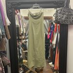 ZARA Strapless Dress in Olive Photo 2