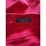 Gloria Vanderbilt  Amanda Fuchsia Crop Jeans 16 Photo 4