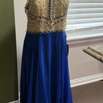 Blue floor length Nox Anabel Gown Size XL Photo 0