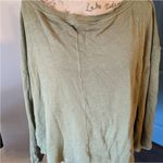 Free People  sweatshirt olive green Photo 1