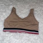U.S. Polo Assn. tan red blue logo sports bra Photo 1