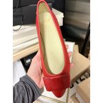 BluBlonc Maya Red Leather Pointed Photo 2