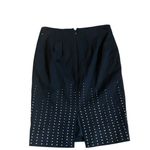 White House | Black Market Elegant Black Studded Skirt Photo 1