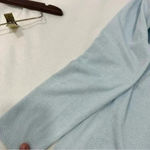 Athleta  Open-back Light Blue Long-Sleeve Top size s‎ Photo 3