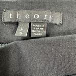 Theory  Slim Leg Pants Womens L Shawn C Fix Ponte Black Stretch Pull MADE IN USA Photo 4