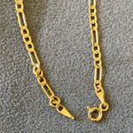 NWT Jordan Blue 14k Gold Figaro Bracelet Photo 3