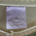 Vintage hand made Wool Pastel Patchwork Knit Sweater Pink Photo 4