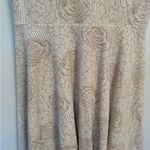 Free People  Cream Beaded Floral Dress Sz‎ XS Photo 2