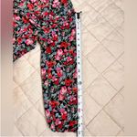 ZARA  Cottagecore Semi Sheer Pink, Red and Black Floral Midi / Maxi Dress -XS/S Photo 6