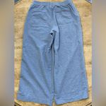 Athleta  Women’s Size 4‎ Lt Blue Farallon Heathered Wide Crop Pant Photo 3