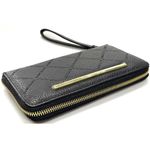 Steve Madden NWOT  Black Logo Wristlet Wallet Photo 2