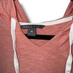 Free Fly Women Bamboo Slub Coral Heathered Hoodie Long Sleeve Pouch Pocket M Pink Size M Photo 5