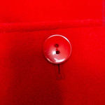 Larry Levine NWT women's wool blend red funnel neck coat, size M Photo 13