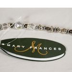 RARE Mary Frances Super Star Silver Gold Beaded Holiday Purse Handbag NEW!! Photo 6