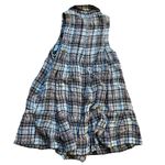 Free People preppy halter plaid romper size small Photo 4