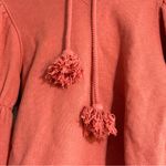 Ulla Johnson  Sacha Puff Sleeve Tassel Pullover Hoodie Sweatshirt Rose Size Small Photo 3