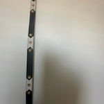 Classic 80’s Escada Gold Flower Charm Belt Navy Blue White 42 Germany Photo 10