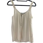 ALC Frank A.L.C Size XS 100% Silk Camisole Tank Off White Relaxed Fit Coastal Minimalist‎ Photo 1