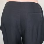 Vince Camuto  wide leg woman dress pants size 8 black khaki & red line Photo 6