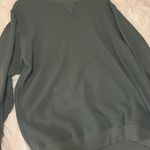 Aerie Green Waffle Sweatshirt Photo 0