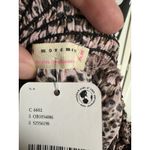 Free People Free‎ People Movement Womens Blouse Sz M Pink Leopard Smocked Off Shoulder Bell Photo 6