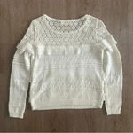 Sézane La Maille Tilla Jumper Sweater - White Ivory - Size XS Photo 5