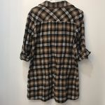 She & Sky Boutique brown black LACE UP PLAID DRESS Medium Photo 12