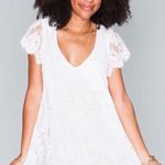 Show Me Your Mumu Kylie White Lace Mini Dress S Photo 0