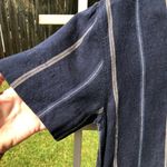 Ralph Lauren LRL  Blue Linen Blend Shirt Dress Buttoned Front 8 Photo 2