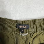 Quince  Olive Green Linen Shorts Small Women Photo 4