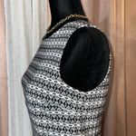 Mario Serrani Size 2 Geometric Print Mid Length Dress Photo 4