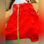 Iris  Red Shorts Romper Photo 4