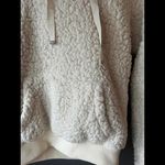 Cozy Winter White Sherpa Hoodie size Small Photo 3