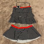 Kenneth Cole NWT/NWOT  Reaction Polka Dot Tankini Swim Set SIZE L Photo 0