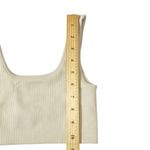 Set Active  Sculptflex Boxy Bra Tank Beige Ribbed Top Size XS Athleisure Stretch Photo 3