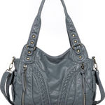 Montana West  Washed Leather Hobo Bag Photo 0