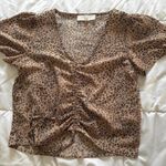 Hippie Rose Leopard/ Cheetah print shirt Photo 0