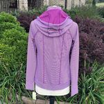 Tangerine Colorful Raspberry Striped Hoodie pullover womens S New Photo 6