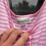 Vintage Jodie Arden striped Nightgown w/ pockets Cottagecore Small New Pink Photo 2