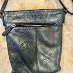 Margot black leather slip pocket front crossbody bag Photo 1