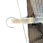 ZARA Women’s Gingham Fitted Side Zip Trousers in Black/Brown/White Size L Photo 8