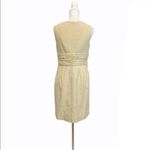Shoshanna NEW!  Gold Shimmer Sz 8 Sleeveless Dress Photo 3