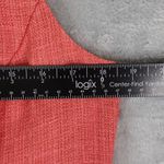 J.Crew  Mini Dress M/L? Linen Blend Sleeveless Lined Round Neck Side Zip Coral Photo 5